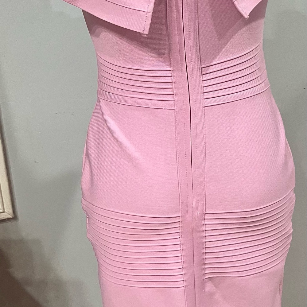 Elegant Pink Bodycon Dress
